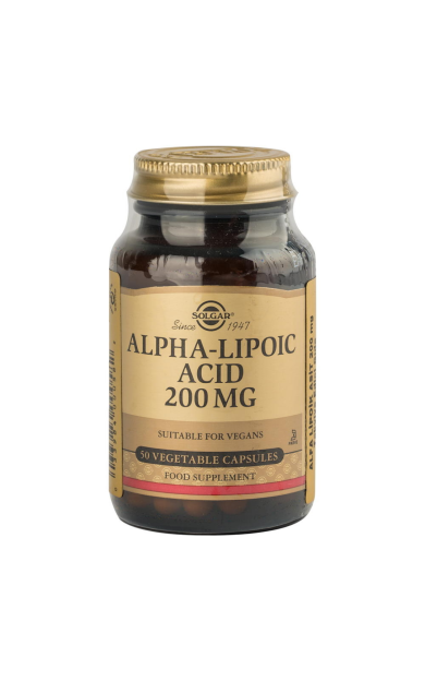 SOLGAR Alpha Lipoic Acid 200 mg 50 Kapsül