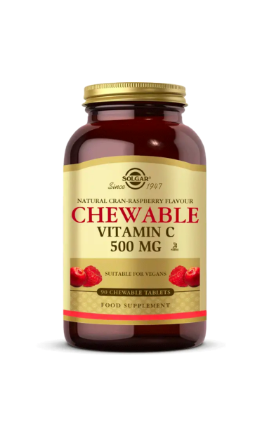 SOLGAR Chewable Vitamin C 500 mg 90 Çiğnenebilir Tablet