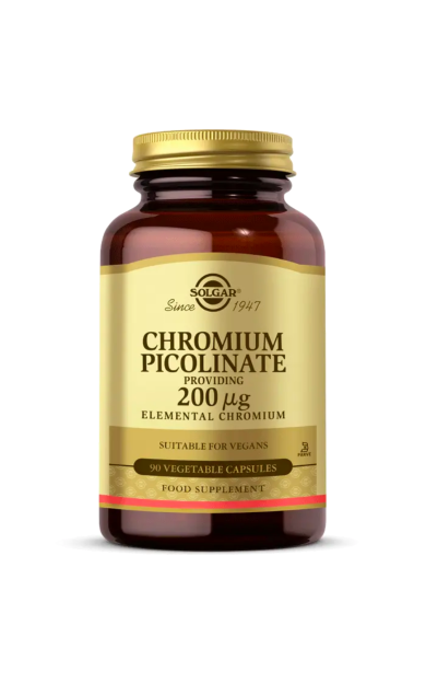 SOLGAR Chromium Picolinate 200 mcg 90 Tablet