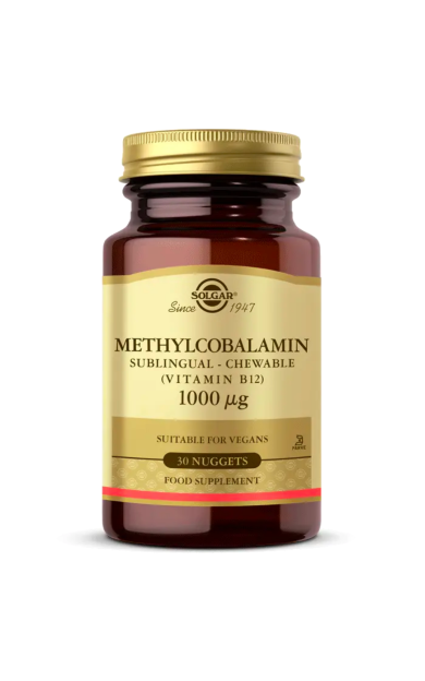 SOLGAR Methylcobalamin (B12) 1000 mcg 30 Dilaltı Tablet