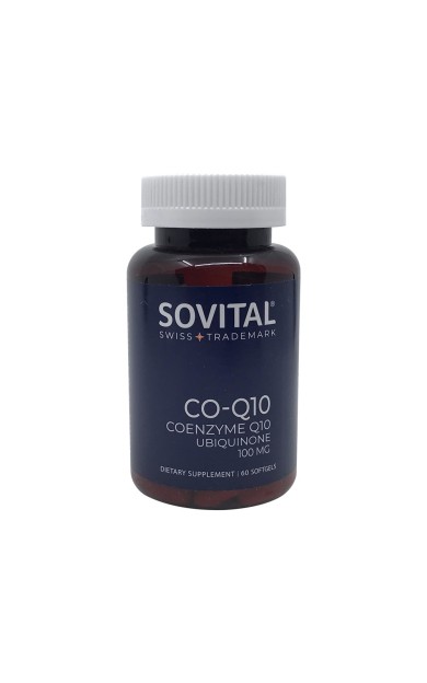 Sovital Swiss Trademark CO Q10 100 mg 60 Softgels