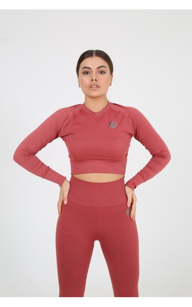 Sportonex SO22F006 Seamless Kadın Crop