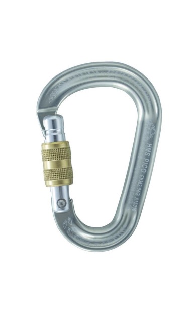 Stubai Hms Pico Easylock 21kN Silver Karabina