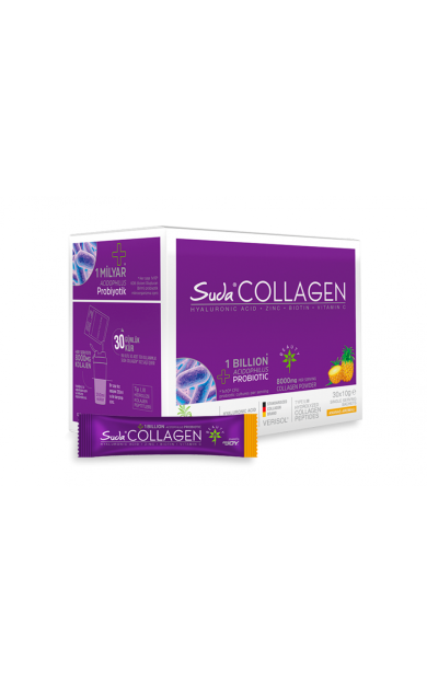 SUDA Collagen + Probiyotik Ananas Aromalı Şase 30x10g