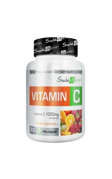 SUDA-C Vitamin C 1000 mg Takviye Edici 60 Kapsül