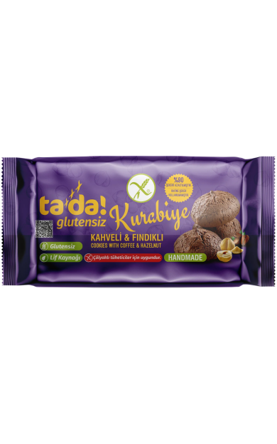 TADA Glutensiz Kahveli Fındıklı Kurabiye 75g