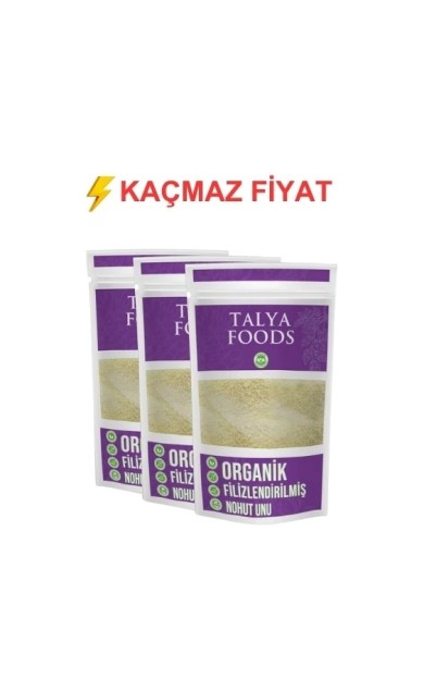 Talya Foods  Filizlendirilmiş Nohut Unu Avantaj Set 3x500g