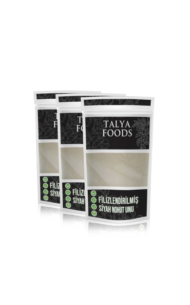 Talya Foods Filizlendirilmiş Siyah Nohut Unu  3x500g