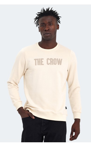 The Crow THE CROW Erkek Sweatshirt Ekru