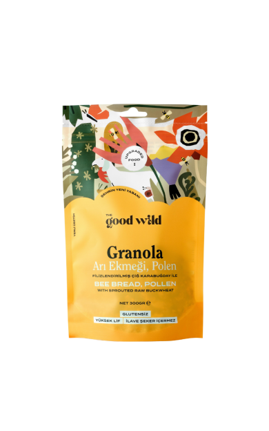 THE GOOD WILD Granola (Filizlendirilmiş Karabuğdaylı &amp; Arı Ekmeği &amp; Polen) 300g