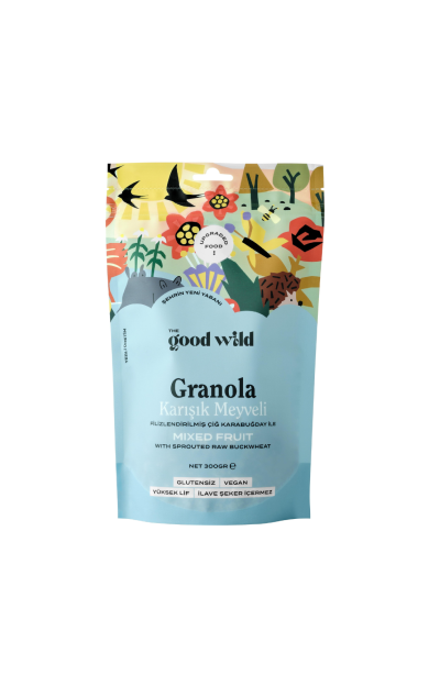 THE GOOD WILD Granola (Filizlendirilmiş Karabuğdaylı &amp; Karışık Meyveli) 300g