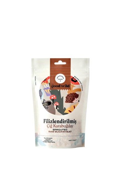 THE GOOD WILD Filizlendirilmiş Çiğ Karabuğday 175g