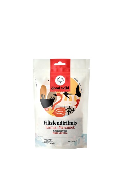 THE GOOD WILD Filizlendirilmiş Kırmızı Mercimek 175g