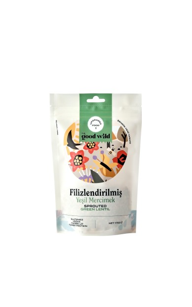 THE GOOD WILD Filizlendirilmiş Yeşil Mercimek 175g