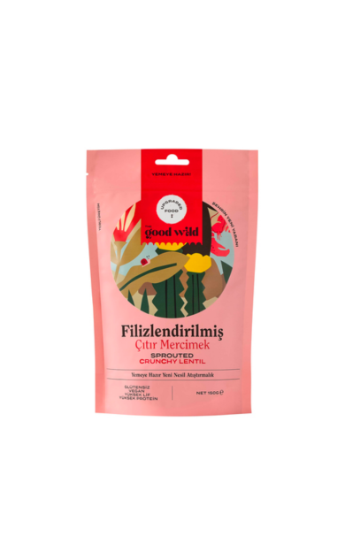 THE GOOD WILD Filizlendirilmiş Çıtır Mercimek 150g