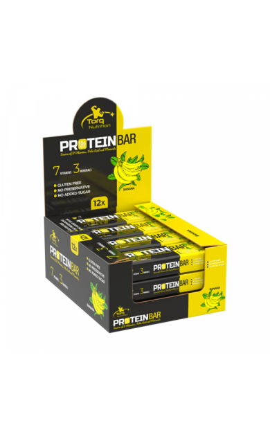 TORQ NUTRİTİON Muzlu Protein Bar 50 Gr 12 Adet