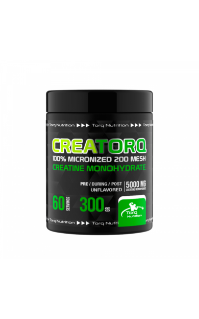 TORQ NUTRİTİON Creatorq %100 Micronized Creatine Monohydrate 300g