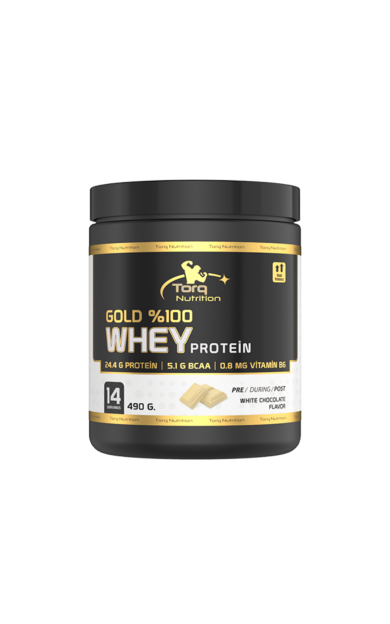 TORQ NUTRİTİON Gold %100 Whey Protein Beyaz Çikolatalı 490g