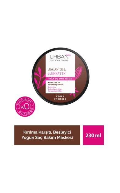 Urban Care Yoğun Saç Bakım Maskesi Argan Oil &amp; Keratin