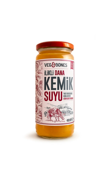 VEG&BONES İlikli Dana Kemik Suyu 480 mL