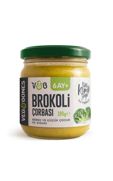 VEG&amp;BONES Kemik Sulu Brokoli Çorbası 190g