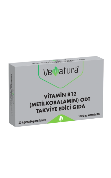 VENATURA B12 Metilkobalamin ODT Takviye Edici Gıda 30 Tablet