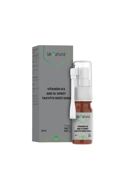 VENATURA Vitamin D3 600 IU Sprey Takviye Edici Gıda 20 ml