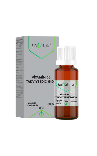 VENATURA Vitamin D3 Takviye Edici Gıda 20 ML Damla