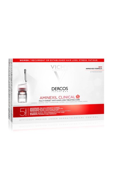 Vichy Dercos Aminexil Clinical 5 - Kadin 21 x 6 ml