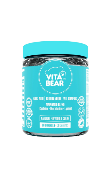 VİTA BEAR Strong Hair Gummy Vitamin 60 Adet