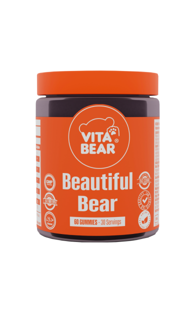 VİTA BEAR Beatiful Bear (Cilt Vitamini) 60 Gummies