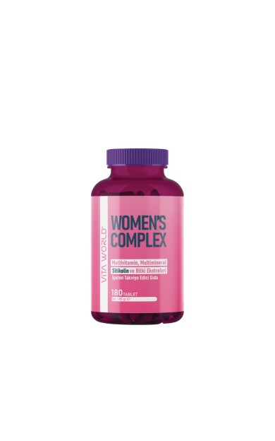 Vita World Multivitamin Sitikolin Women 180 Tablet