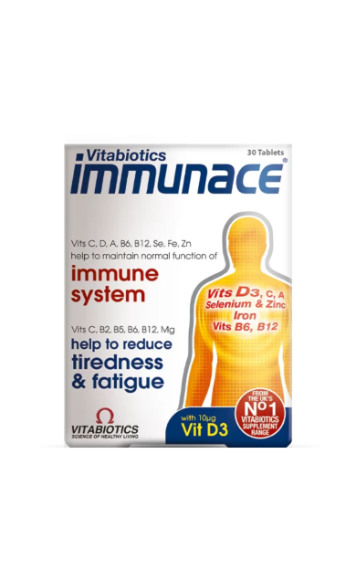 VİTABİOTİCS Immunace 30 Tablet Multivitamin