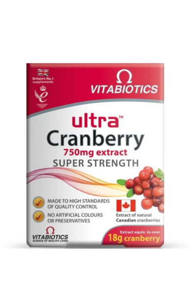 VİTABİOTİCS Ultra Cranberry 750 mg Extract 30 Tablet