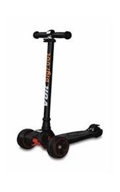 Voit 218c Işıklı Geniş 3 Teker Scooter-Siyah