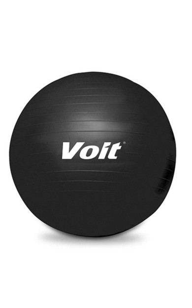 Voit 55 Cm Pilates Topu Siyah + Pompa Hediyeli