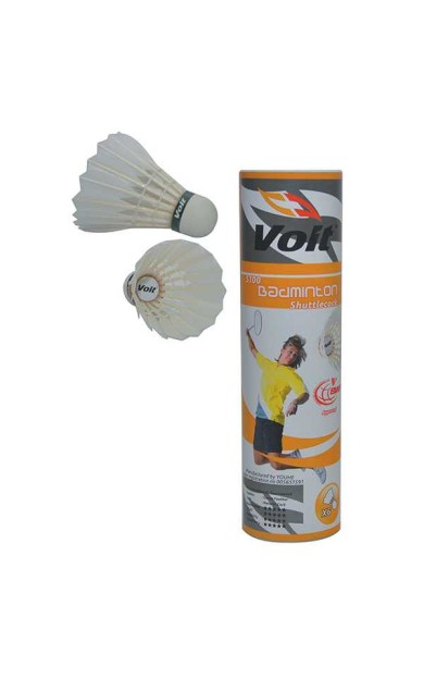 Voit S100 BWF Onaylı Badminton Topu (Kaz Tüyü)