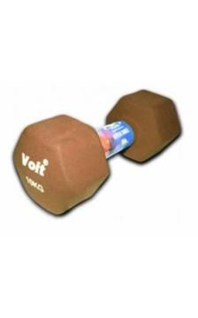 Voit VDB-04 10KG Altıgen Neo Dumbbell_Kahve