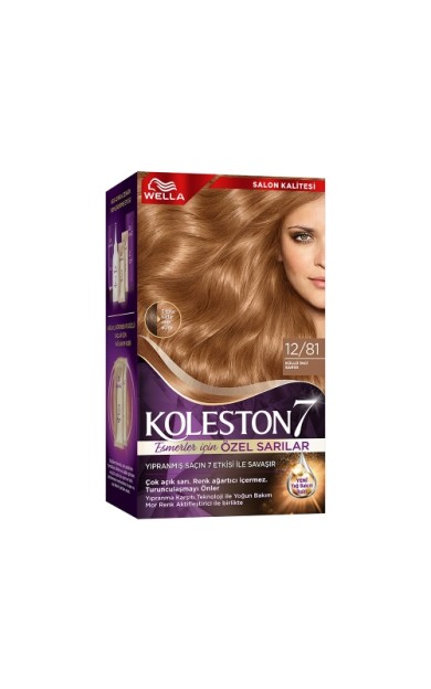 Wella Koleston 12/81 Kit Boya Küllü İnci Sarısı