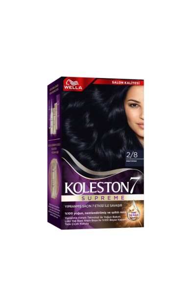 Wella Koleston 2/8 Kit Boya Mavi Siyah