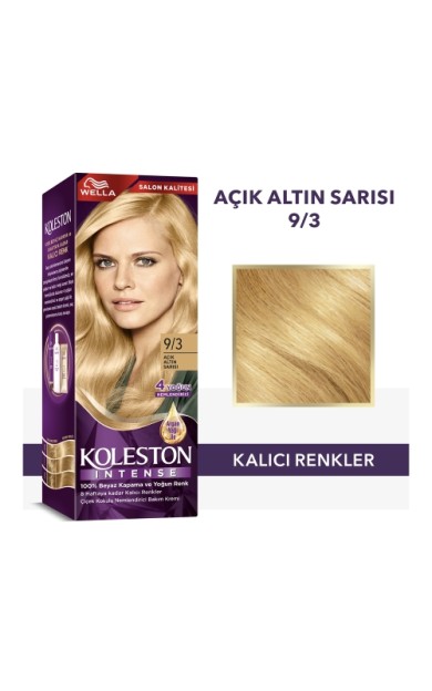 Koleston Naturals Intense 9/3 Altın Sarısı