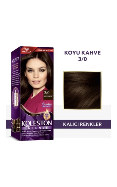 Koleston Naturals Intense 3/0 Koyu Kahve