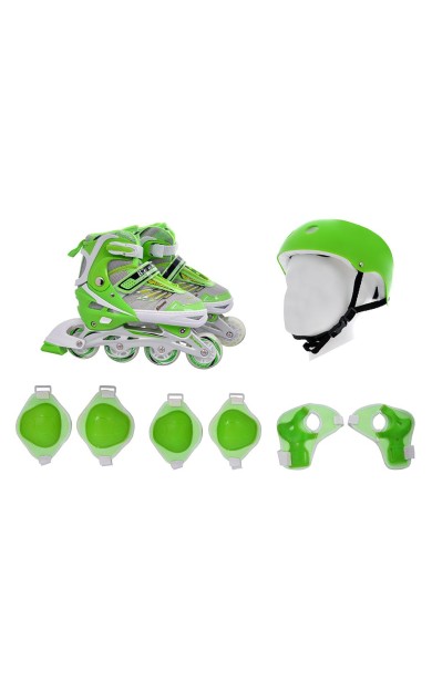 Xslide Inline Paten Set-YEŞİL