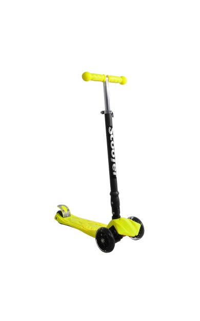 Xslide Işıklı Tekerlekli Scooter-SARI