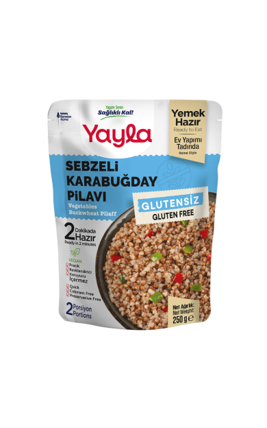 YAYLA Glutensiz Sebzeli Karabuğday Pilavı 250g