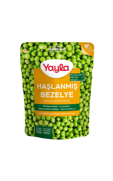 YAYLA Haşlanmış Bezelye 700g