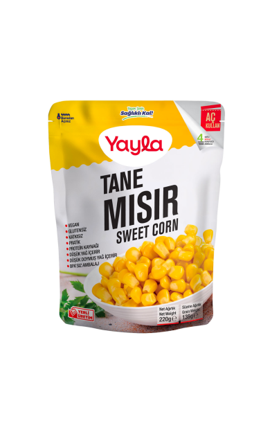 YAYLA Haşlanmış Tane Mısır 220g