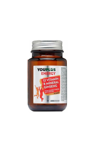 YOUPLUS Energy Vitamin ve Mineral Kompleksi 30 Tablet