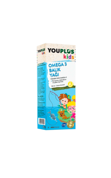 YOUPLUS Kids Omega 3 Balık Yağı 150ml