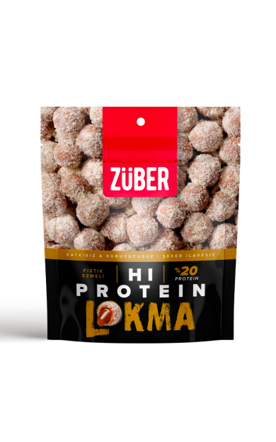 ZÜBER Hi Protein Lokma Fıstık Ezmeli 84g